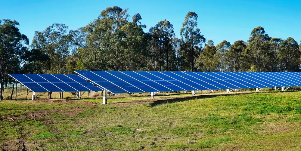 ferme solaire sur ses terres