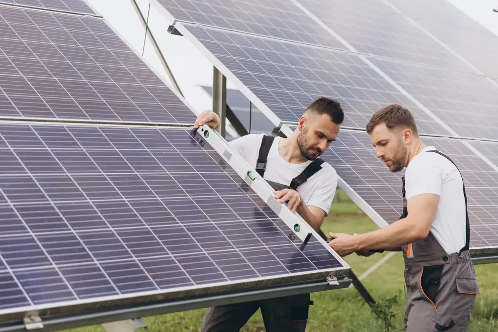 ferme solaire sur ses terres